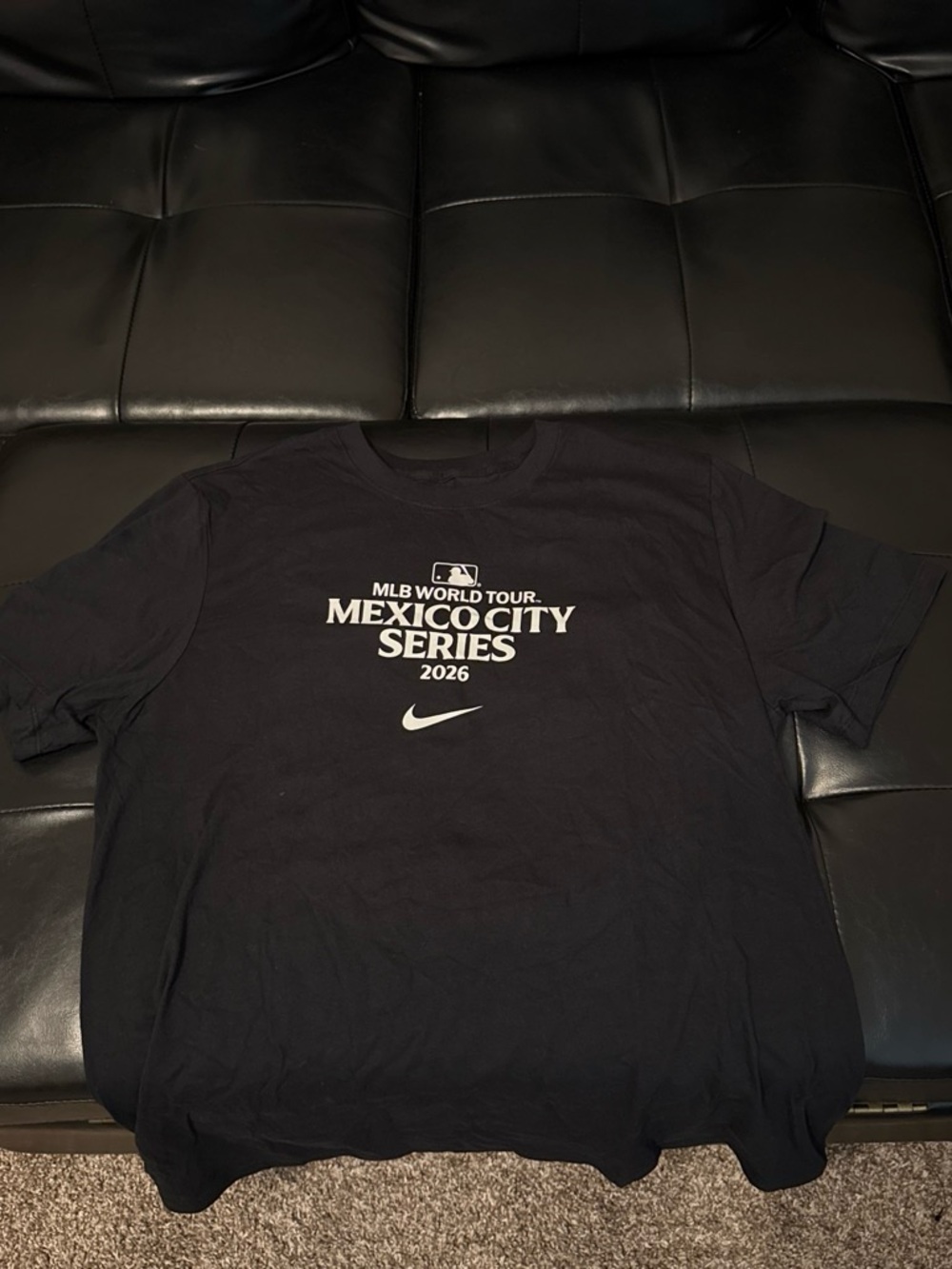 Nike Men’s MLB World Tour Mexico City Series 2026 Black T‑Shirt